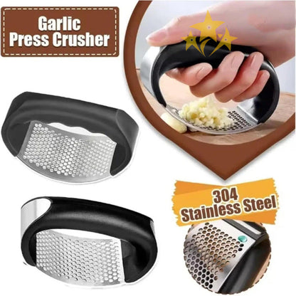 ✨ LAST DAY 49% OFF 🧄 Ergonomic Stainless Steel Garlic Press Rocker