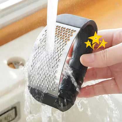 ✨ LAST DAY 49% OFF 🧄 Ergonomic Stainless Steel Garlic Press Rocker