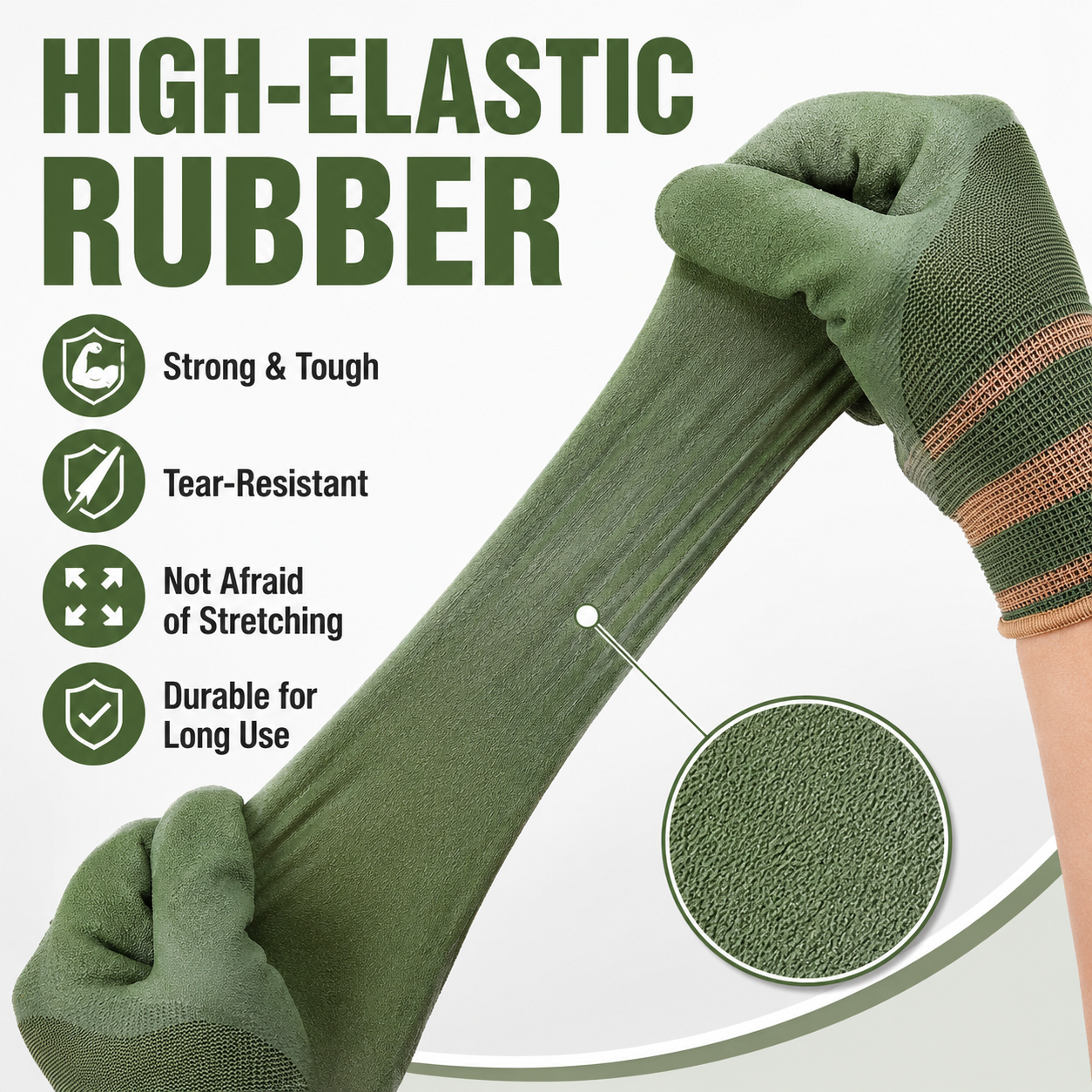 Vigoro™ Heavy-Duty Waterproof Gardening & Work Gloves with Anti-Slip Rubber Grip