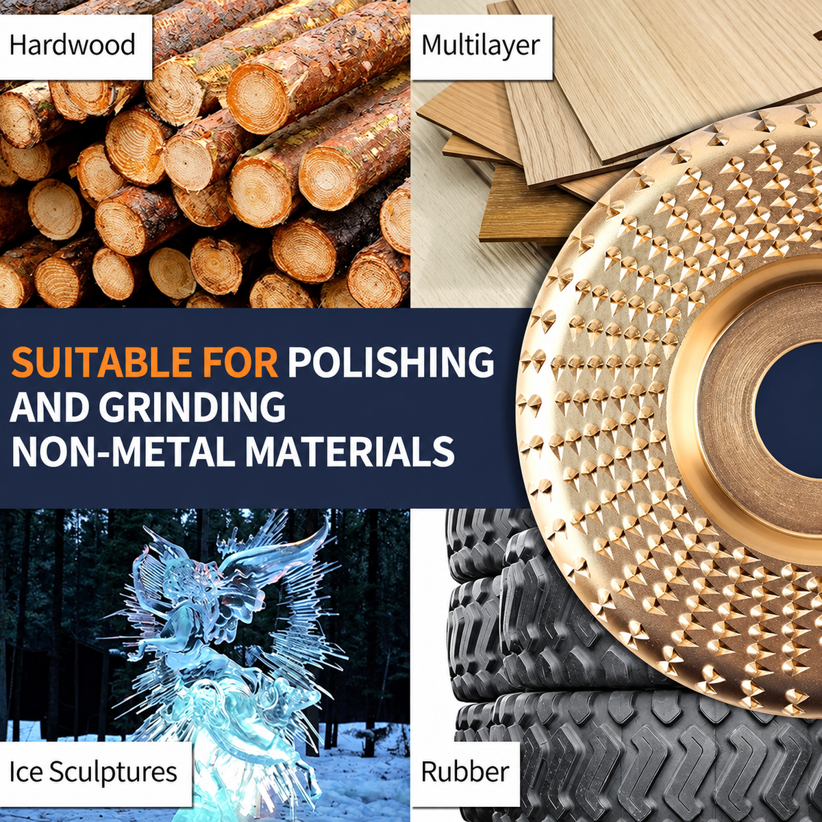 🔥 Last Day 50% OFF 🔨 Industrial Grinding Wheel Made of High-Carbon Steel
